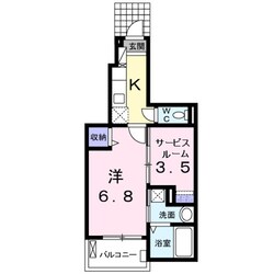 レフィナードソメイB棟の物件間取画像